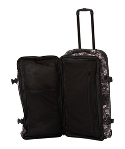 Keep It Rollin Luggage - Black White