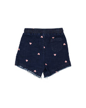 Load image into Gallery viewer, Hearts Denim Short
