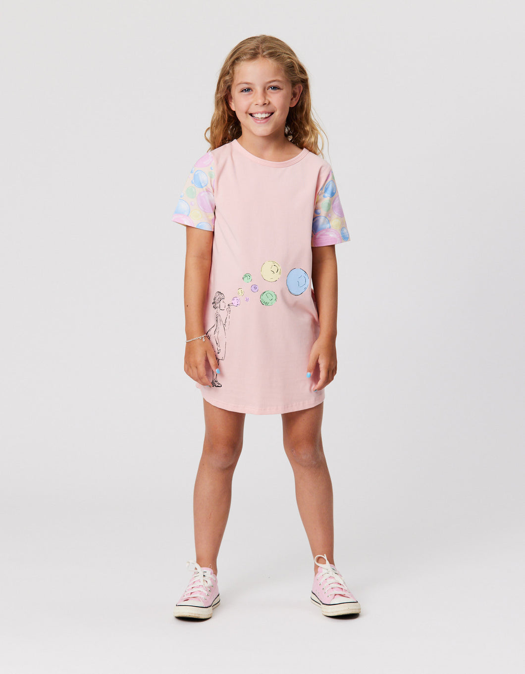 Bubbly Skater Tee Dress