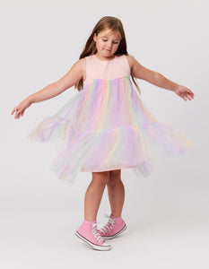 Sherbet Rainbow Princess Dress