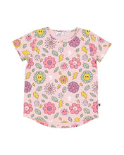 Load image into Gallery viewer, Smiley Flowers Tee
