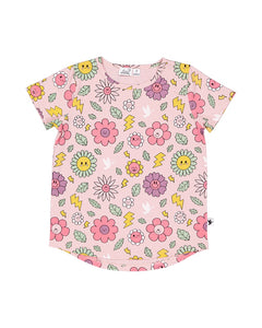 Smiley Flowers Tee