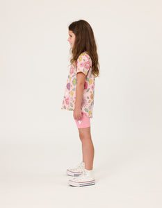 Bike Short in Dusky Pink