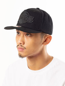 NBA Black On Black Snapback - Los Angeles Lakers