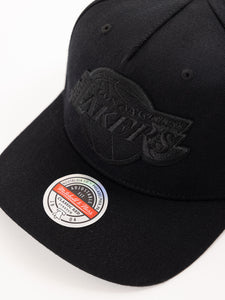 NBA Black On Black Snapback - Los Angeles Lakers