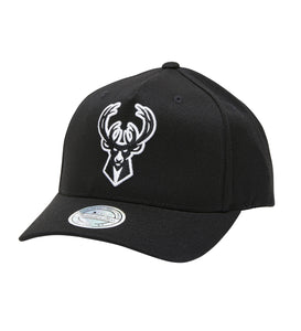NBA Black And White Snapback - Milwaukee Bucks