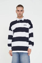 Load image into Gallery viewer, Stripe Grand Rugby - Navy/White
