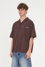 Load image into Gallery viewer, Havana Stitched Box Shirt - Cocoa
