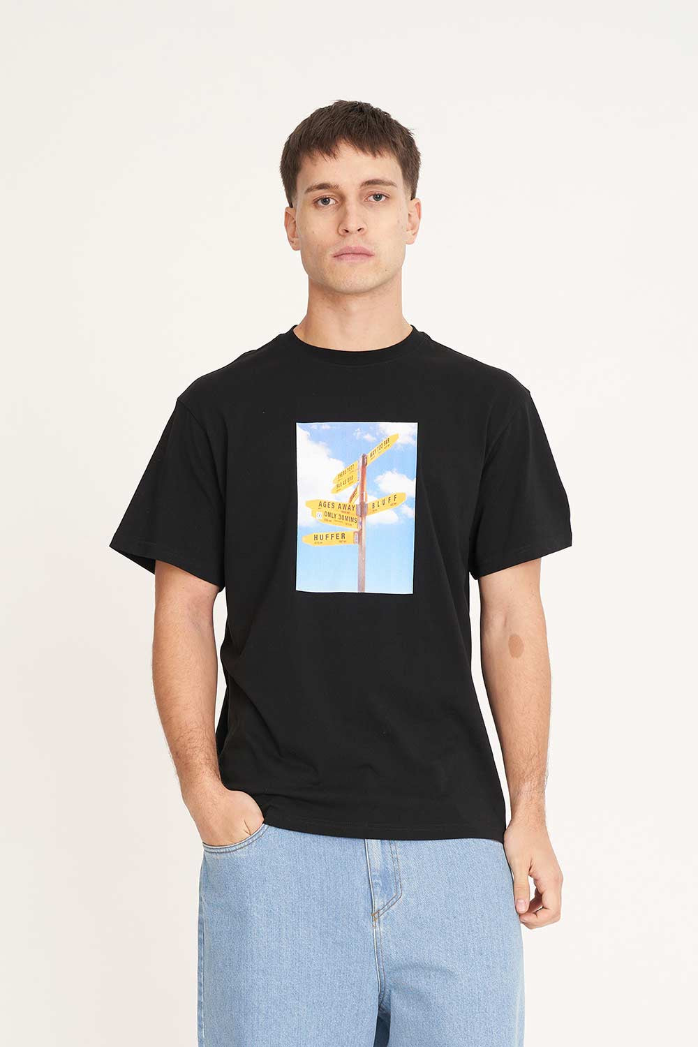 Sup Tee 190/Directions - Black