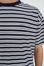 Load image into Gallery viewer, Stripe Block Tee - Navy/Chalk

