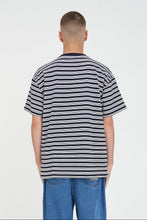 Load image into Gallery viewer, Stripe Block Tee - Navy/Chalk
