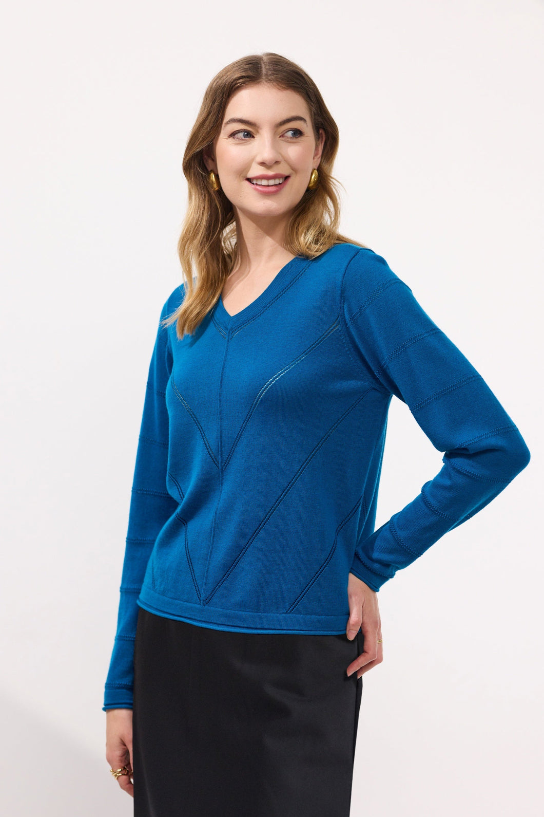 Cullen Pointelle Merino Jumper