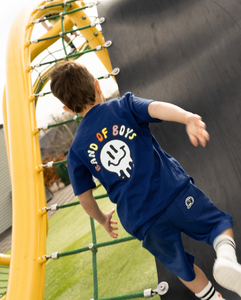Navy BOB Smiles Tee