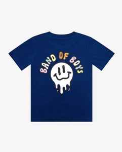Navy BOB Smiles Tee
