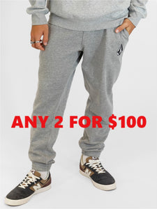 Vologo Fleece Pant - Heather Grey