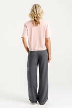 Load image into Gallery viewer, Palazzo Pants - Graphite with Blossom Tape
