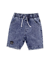 Load image into Gallery viewer, Acid Wash Blue Denim Short
