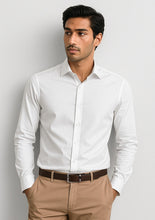 Load image into Gallery viewer, Charlie Slim Fit L/S Shirt - White
