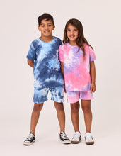 Load image into Gallery viewer, Rad Tribe Tee in Pink &amp; Lilac Tie Dye
