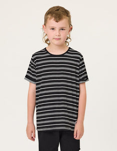 Rad Tribe Tee - Black/White Stripe