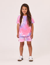 Load image into Gallery viewer, Rad Tribe Tee in Pink &amp; Lilac Tie Dye
