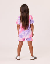 Load image into Gallery viewer, Rad Tribe Tee in Pink &amp; Lilac Tie Dye
