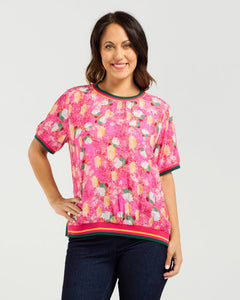 Zoe Top - Petal Confetti