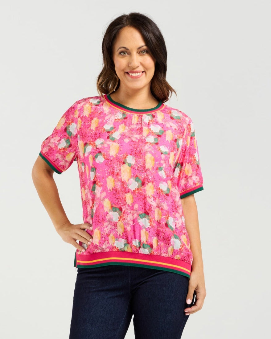 Zoe Top - Petal Confetti