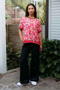 Zoe Top - Petal Confetti