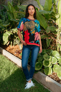 Zoe Top - Midnight Fern