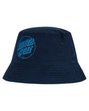 Load image into Gallery viewer, Vivid Dot Mono Bucket Hat - Navy
