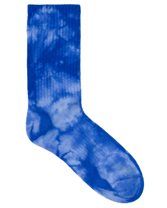 Cruz Dye Crew Sock 2 Pack - Blue Tie dye/Teal Tie dye