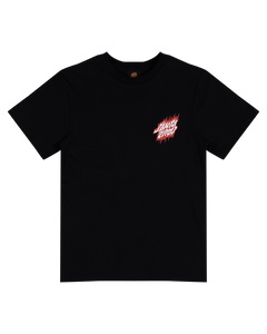 Flamed Dot Upside Down SS Tee
