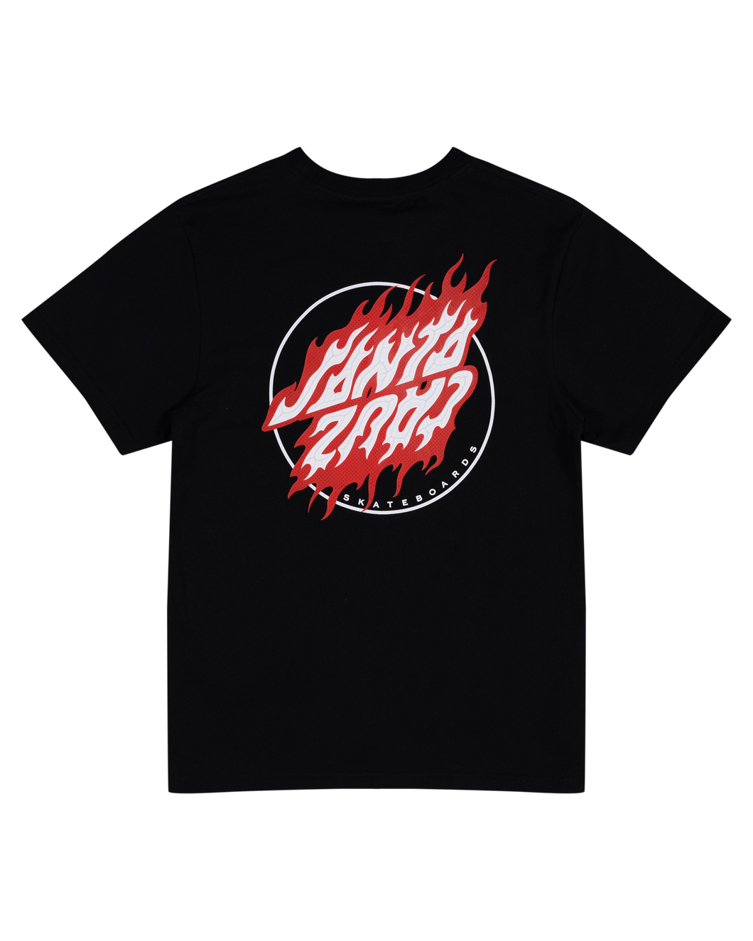 Flamed Dot Upside Down SS Tee