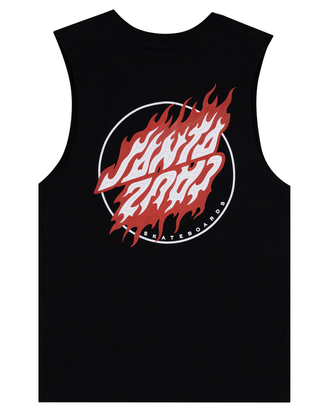 Flamed Dot Upside Down Muscle