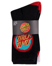 Load image into Gallery viewer, Bold Shadow Dot Crew Sock 4pk
