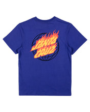 Load image into Gallery viewer, Global Flame Dot Tee - Dark Blue
