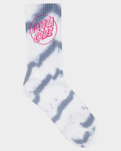 Load image into Gallery viewer, Opus Dot Crew Sock 2 Pack - Grey Tdye/Blue Tdye
