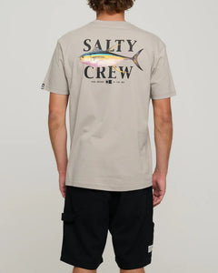 Yellowfin Premium SS Tee - Stone Grey