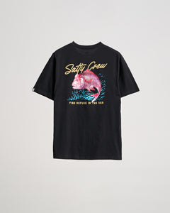 Snapper Premium SS Tee - Black