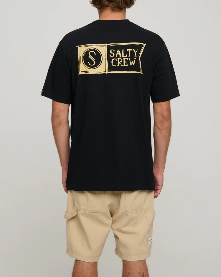 Sketchy Alpha Standard SS Tee - Black