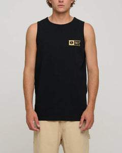 Sketchy Alpha Regular Tank - Black