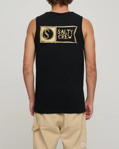 Sketchy Alpha Regular Tank - Black