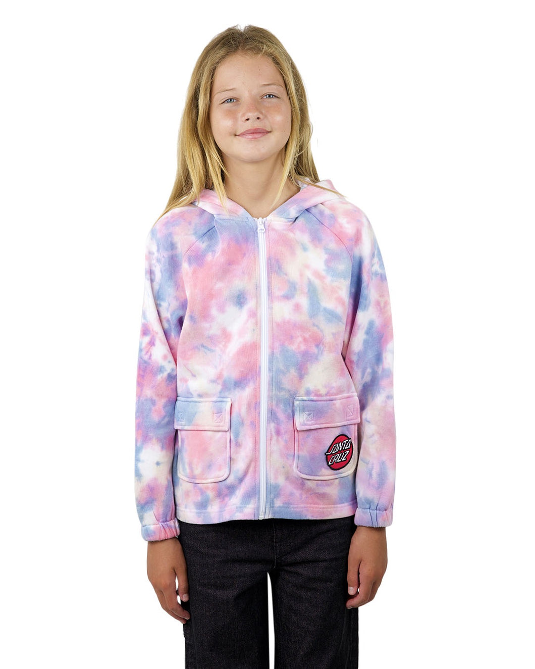 Astro Tie Dye Zip-Thru Hoody