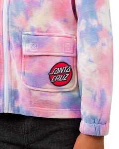 Astro Tie Dye Zip-Thru Hoody