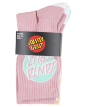 Load image into Gallery viewer, Other Dot Crew Sock 4 Pk - Pink/White/Orange
