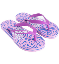 Load image into Gallery viewer, Opus Dot Zebra Marble All Over Thongs
