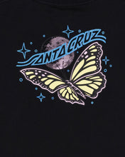 Load image into Gallery viewer, Winged Moon Strip Centre SS Crop Tee
