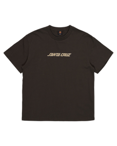 Off Set Strip Front SS Tee
