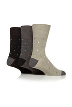 Load image into Gallery viewer, Gentle Grip 3pk Mens Sock - Kaleidoscope Micro
